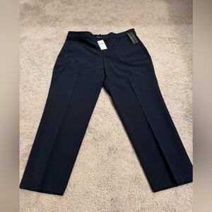 Banana Republic Navy Straight-Leg Dress Pants